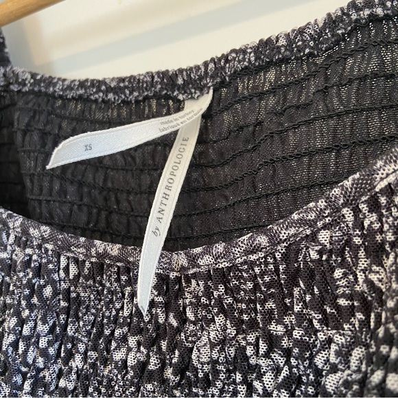 Anthropologie Smocked top - Picture 4 of 4